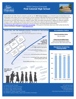First Colonial High School - Virginia Beach City Public Schools