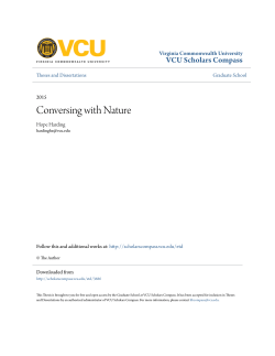 Conversing with Nature