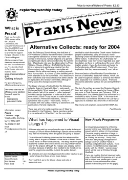 21 - Praxis Worship