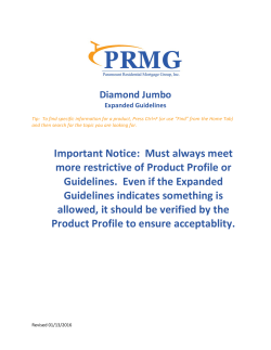 Important Notice: Must always meet more restrictive of Product