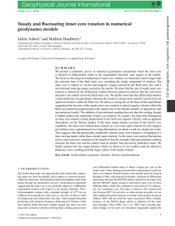 Steady and fluctuating inner core rotation in numerical geodynamo