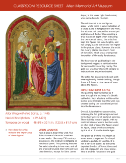 CLASSROOM RESOURCE SHEET Allen