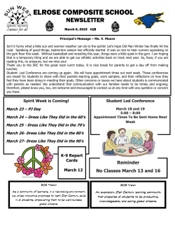 elrose composite school - Sun West School Division