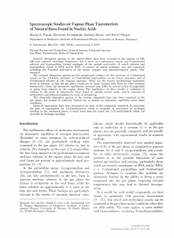 Spectroscopic Studies on Vapour Phase Tautomerism