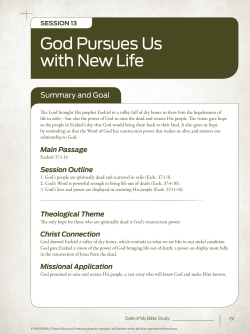 God Pursues Us with New Life - Hickory Grove Baptist Church