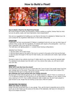 How to Build a Float!