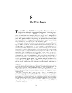 The IMF 1979-1989, October 1, 2001, Chapter 8