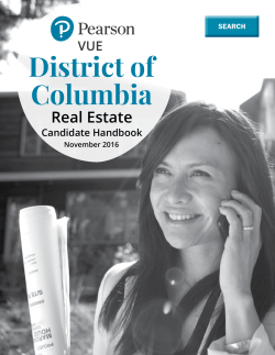 DC RE HB - Pearson VUE