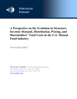 IFIC Cost of Ownership Project &ndash;
