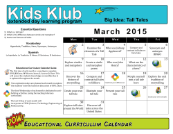 March 2015 - Kids Klub