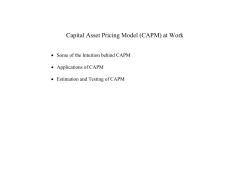 CAPM Presentation