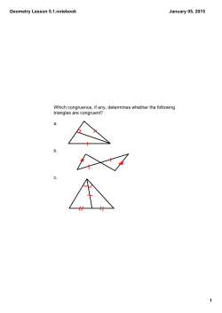Geometry Lesson 5.1.notebook
