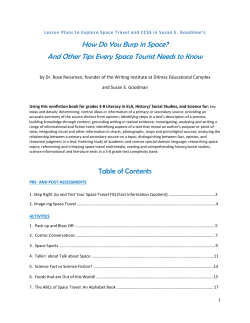 How Do You Burp in Space?