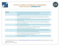 November - Baltimore County Public Schools