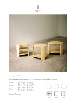 Lost Angles Side Table Round edged sections enveloped by ivory