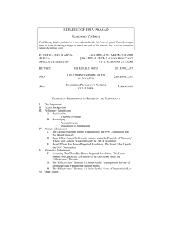 republic of fiji v prasad