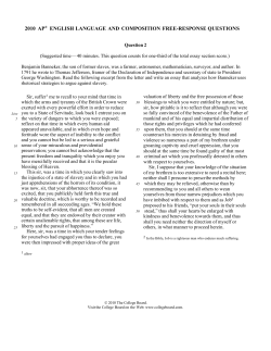 2010 ap&reg; english language and composition free