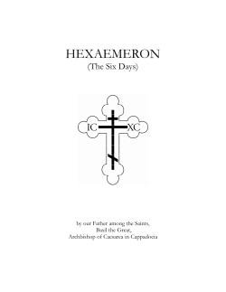 hexaemeron - Abbazia Greca