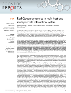 Red Queen dynamics in multi-host and multi