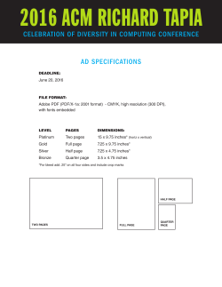tapia ad guidelines v3.indd - ACM Richard Tapia Celebration of