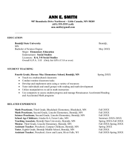 ann e. smith - Bemidji State University