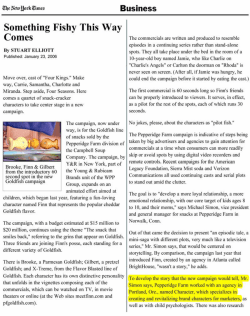 Something Fishy This Way Comes