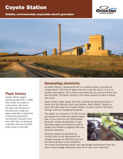 Coyote Station - Minnkota Power Cooperative