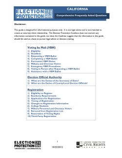 california - Election Protection