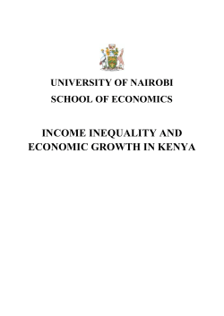 income inequality and economic growth in kenya
