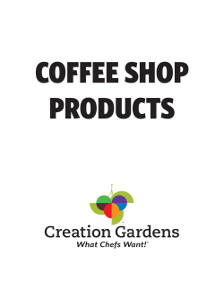 Coffee Shop Products