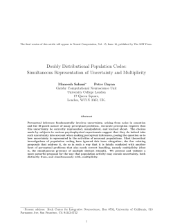Doubly Distributional Population Codes