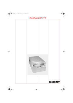 Centrifuge 5417 C / R