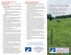 Good Fences Make Good Neighbors
