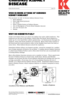 CHRONIC KIDNEY DISEASE