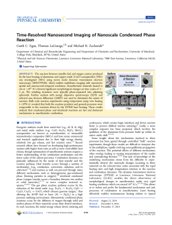 Time-Resolved Nanosecond Imaging of Nanoscale Condensed