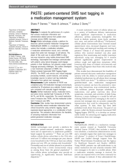 Full Text  - Journal of the American Medical Informatics