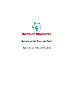 Teaching Snowboarding Skills