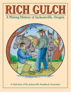 A Mining History of Jacksonville, Oregon