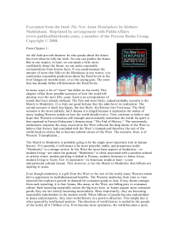 Excerpted from the book The New Asian Hemisphere by