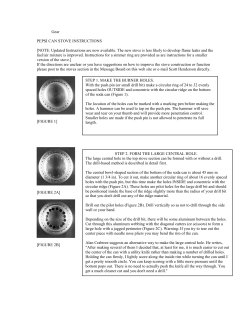 Gear PEPSI CAN STOVE INSTRUCTIONS [NOTE: Updated