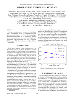 Target Studies with BNL E951 at the AGS