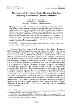 The Story of the Queen Anne Memorial Garden