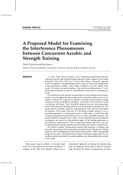 Sports Medicine 30: 385