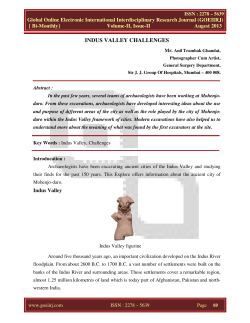indus valley challenges