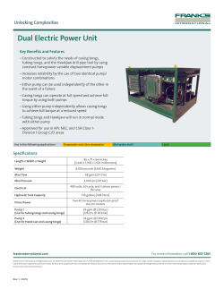 Dual Electric Power Unit