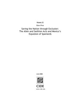 Saving the Nation through Exclusion: The Alien and Sedition Acts