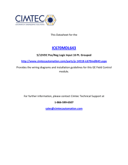 Field Control, 5/12 VDC Positive/Negative Input Module