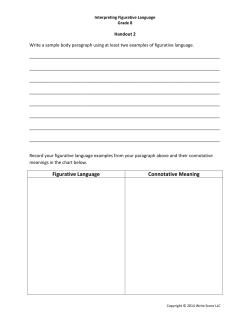 Figurative Language Connotative Meaning