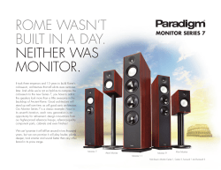 Monitor Series 7 Datasheet