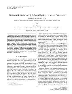 Similarity Retrieval by 2D C-Trees Matching in Image